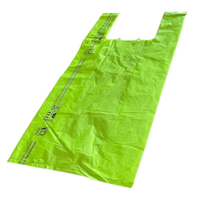 Bolsa compostable verde