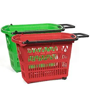 Imagen de Cesta de Supermercado con Ruedas