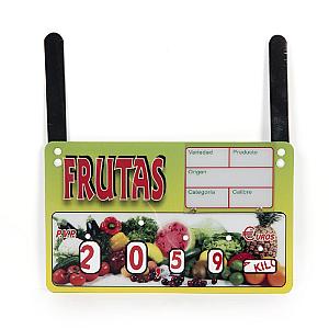 Imagen de Portaprecios Fruta con Ruleta y Ganchos - 10 Unds.