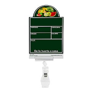 Imagen de Portaprecios Fruta con Pizarra y Pinza - 10 Unds.